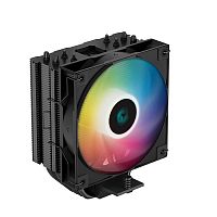 Кулер для процессора DEEPCOOL AG400 BLACK ARGB LGA115*, 1700, 1200, AMD 120mm PWM fan,300-1850rpm,4HP