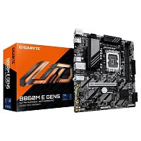 Матплата Gigabyte B860M E GEN5, LGA1851, Intel B860, 2xDDR5 PC70400, 1xPCI-E 5.0x16, 1xPCI-E3.0x1, Sound8Ch, GLAN, 4SATA+2M.2, RAID, mATX, 6USB3.2+6USB2.0, HDMI, DP