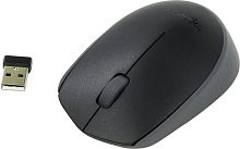 Беспроводная мышь Logitech M171, оптическая 1000dpi, светодиодная, USB, 3 кнопки, 2.4 GHz, черная [910-004424]