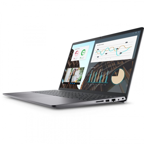 Ноутбук Dell Vostro 3530, Intel Core i5-1334U (up to 4.60GHz), 12GB DDR4, 1TB SSD NVMe, 15.6" FHD WVA (IPS) 120Hz, Type-C, WiFiax, BT5.0, LAN, Ubuntu, ENG-RUS, серый