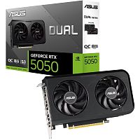 GEFORCE RTX5050 OC 8GB GDDR6 128bit 2677Mhz 3xDP HDMI ASUS DUAL-RTX5050-O8G
