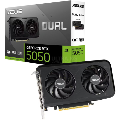 GEFORCE RTX5050 OC 8GB GDDR6 128bit 2677Mhz 3xDP HDMI ASUS DUAL-RTX5050-O8G GEFORCE RTX5050 OC 8GB GDDR6 128bit 2677Mhz 3xDP HDMI ASUS DUAL-RTX5050-O8G