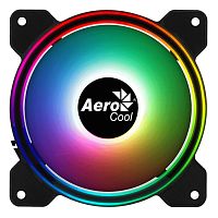 Вентилятор AeroCool, Saturn 12F DRGB Molex+3P, 120мм, 1000+-10%об.мин, 35.8CFM, 19.6dBA, 120х120х25мм, гидравлический подшипник, 40000 часов время службы, Чёрный