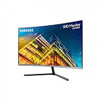 Монитор LCD 31.5" Samsung LU32R590CWMXUE Black, Curved, VA, 3840×2160, 2500:1 (Mega), 250cd/m2, 60Hz, 4ms, HDMI, Display Port, выход на наушники, кабель HDMI