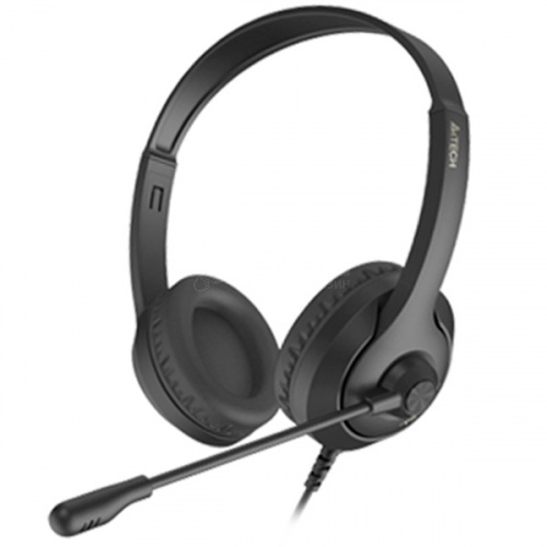 Наушники с микрофоном A4Tech FH100U, Stone Black, 20-20000Ghz, 100dB, 32 Ohm, USB, 2m