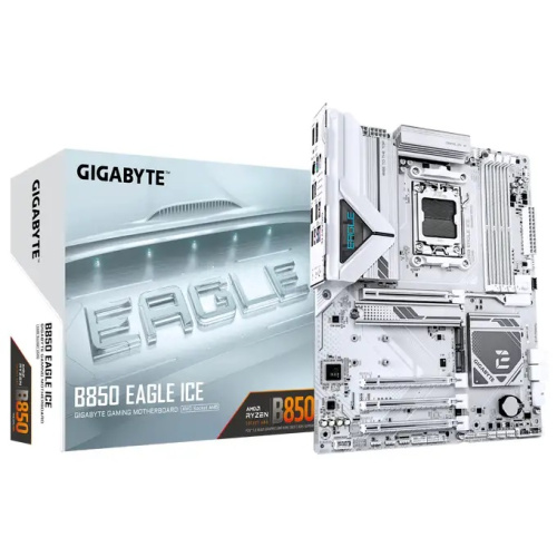 MB AM5 GIGABYTE B850 EAGLE ICE,4xDDR5,15xUSB,ATX,3xM.2,4PCIe16x,DP,HDMI,Type-C MB AM5 GIGABYTE B850 EAGLE ICE,4xDDR5,15xUSB,ATX,3xM.2,4PCIe16x,DP,HDMI,Type-C