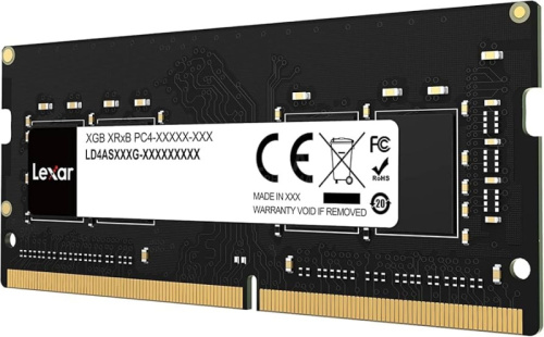 Оперативная память для ноутбука DDR4 8GB PC4 (3200MHz) 1.2V, LEXAR