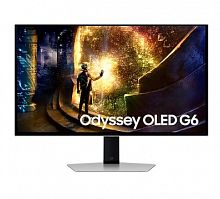 Монитор LCD 27", Samsung LS27DG612SIXCI Odyssey OLED G6 Black, QHD, 2560x1440, 1000000:1, 250cd/m2, 178/178, 0,03ms, 240Hz, Flicker-Free, FreeSync Premium Pro, Display Port 1.4, HDMI 2.0