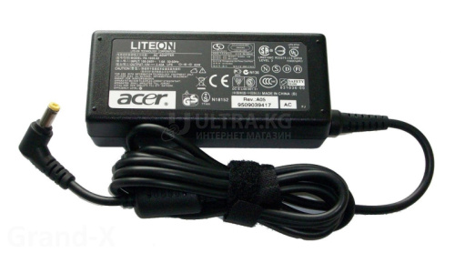 Блок питания для ноутбука Acer 19v 3.42A 65W (5.5x1.7mm) Блок питания для ноутбука Acer 19v 3.42A 65W (5.5x1.7mm)