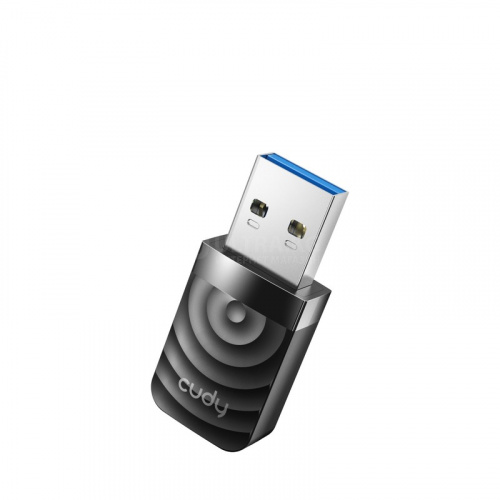Беспроводной сетевой адаптер Wi-Fi CUDY WU1300S 1300Mbps High Gain Wi-Fi USB 3.0 Adapter, 802.11ac/a/b/g/n, 867Mbps at 5GHz + 400Mbps at 2.4GHz, USB 3.0