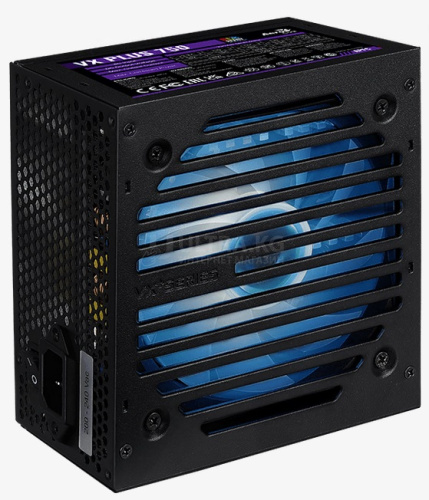Блок питания 750W Aerocool VX PLUS Stealth 750, 750W, ATX, passive-PFC, 20+4 pin, 3*Sata, 3*Molex, 1*PCI-E 6 pin, поддержка Haswell, вентилятор 12 см, кабель питания, чёрный Блок питания 750W Aerocool VX PLUS Stealth 750, 750W, ATX, passive-PFC, 20+4 pin, 3*Sata, 3*Molex, 1*PCI-E 6 pin, поддержка Haswell, вентилятор 12 см, кабель питания, чёрный
