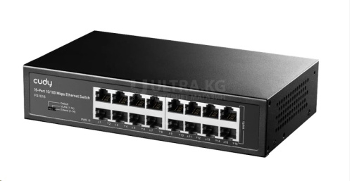 Сетевой коммутатор CUDY FS1016 16x10/100Mbps; VLAN/Default/Extend DIP Switch , 802.3i/u/x фото 2 Сетевой коммутатор CUDY FS1016 16x10/100Mbps; VLAN/Default/Extend DIP Switch , 802.3i/u/x фото 2