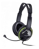 Наушники с микрофоном Genius HS-400A 2xJack, 20Hz-20kHz, 113dB/-54dB, Зеленые