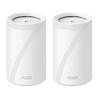 Mesh Wi-Fi система TP-LINK Deco BE65(2-PK) BE9300 Dual-Band,5760Mb/s 6GHz+2880Mb/s 5GHz+574Mb/s 2.4GHz,4xWAN/LAN 2.5Gb/s,4 antenna,MU-MIMO