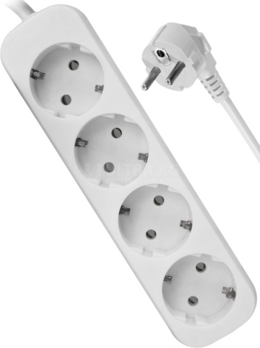 Сетевой фильтр Defender E418 - 1,8 М, 4 розетки, с заземлением Сетевой фильтр Defender E418 - 1,8 М, 4 розетки, с заземлением