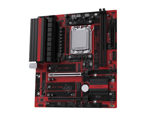 Материнская плата AM5 MAXSUN MS-B650M I-CAFE, AMD B650, 2xDDR5 PC64000, 2xPCI-EX16, 2xSATA+2M.2, GBLAN, Sound7.1, mATX, 6xUSB2.0, 6xUSB3.2, HDMI фото 2