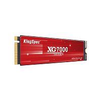 Твердотельный накопитель SSD 1024GB KingSpec XG7000 2280M M.2 PCI-E Gen4 x4, Read/Write up 7400/6600MB/s [XG7000 1NB]