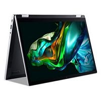 Ноутбук Acer Spin 14 2-in-1 x360 14th Intel Core 5 120U(up to 5.0Ghz), 8GB DDR5, 256GB SSD M2 NVMe, 14" WUXGA IPS 360° Touch, Intel UHD Graphics, Wifi, BT, Type-C, WIN11H, сканер отп. пальцев, клав. с подсв ENG-RUS, серый