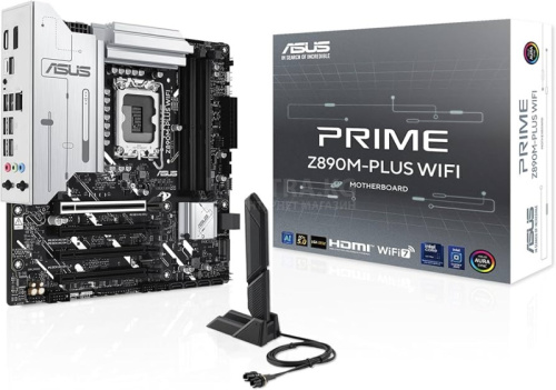 MB LGA1851 ASUS Z890M-PLUS WIFI,4xDDR5,15xUSB,mATX,M.2,2PCIe16x,2PCIe1x HDMI,DP MB LGA1851 ASUS Z890M-PLUS WIFI,4xDDR5,15xUSB,mATX,M.2,2PCIe16x,2PCIe1x HDMI,DP
