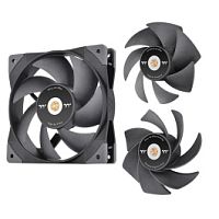 Вентилятор Thermaltake SWAFAN GT12 PC Cooling Fan 1 Pack 120мм,2000±10%об.мин, 54.71CFM, 29.8dBA, Molex, 120х120х25мм, гидравлический подшипник, 40000 часов время службы [CL-F155-PL12BL-A]
