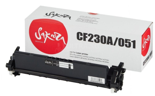 Картридж Sakura CF230A/051 для HP, Canon LJ M203/227UltraM230/LBP162dw/LBP-160/LBP-162/MF-260/MF-264/MF-267/MF-269, черный, 1700 к. [SACF230A/051]