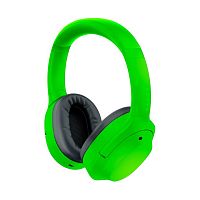 Наушники с микрофоном Razer Opus X Green микрофон встроенный, беспроводные, динамики 40 мм, 20-20000 Гц, Bluetooth 5.0,до 30 часов с включенным ANC (до 40 часов с выключенным ANC), зелёный (2 года) [RZ04-03760400-R3M1]