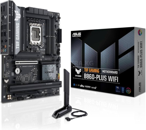 MB LGA1851 ASUS TUF GAMING B860-PLUS WIFI,4xDDR5,13xUSB,ATX,3xM.2, 4xSATA, 2PCIe16x,PCIe1x HDMI,DP MB LGA1851 ASUS TUF GAMING B860-PLUS WIFI,4xDDR5,13xUSB,ATX,3xM.2, 4xSATA, 2PCIe16x,PCIe1x HDMI,DP