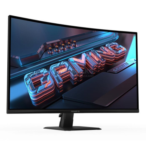 Монитор LCD 31.5" Gigabyte GS32QCA, VA, Curved, Black, Curved, 2560x1440, 3500:1, 250cd/m2, 180Hz, 178/178, 1ms, 2xHDMI, DP, Headphone-Out Монитор LCD 31.5" Gigabyte GS32QCA, VA, Curved, Black, Curved, 2560x1440, 3500:1, 250cd/m2, 180Hz, 178/178, 1ms, 2xHDMI, DP, Headphone-Out