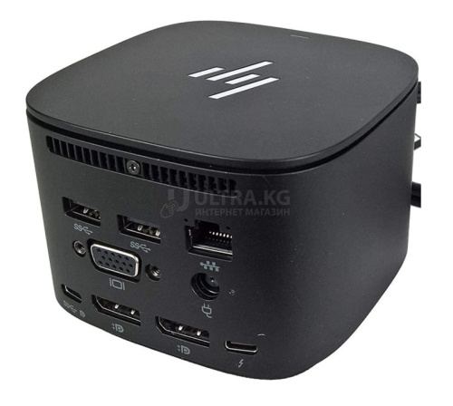 Док-станция HP Thunderbolt Dock 120W G4, поддерживает Power Delivery 3.0 до 20 В/5 А и 4 дисплея, поддержка разрешения 8K при 60 Гц, слот для замка Kensington, Thunderbolt™ 4, 1xHDMI, 2xDisplayPort, 1xUSB-C, RJ-45, 4xUSB3.2, Черный [4J0A2AA#ABU] - T, фото 2