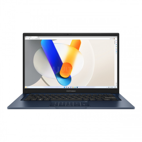 Ноутбук ASUS Vivobook 14 X1404VA Intel Core i7-1355U (up to 5.00GHz), 8GB DDR4, 512GB SSD m2 NVMe, 14" FHD IPS, Intel Iris graphics, Type-C, HDMI, WF, BT, DOS, ENG-RUS, темно синий