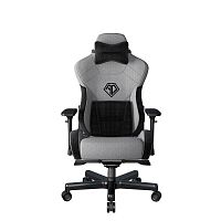 Gaming Chair AD12XLLA-01-GB AndaSeat T-Pro II Premium GRAY&BLACK 4D Armrest 65mm wheels Fabric