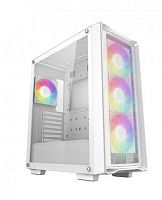 DEEPCOOL ATX CC560 MESH V2 WH WHITE w/o PSU USB3.0×1 USB2.0×1 4×120mm ARGB FANS DEEPCOOL ATX CC560 MESH V2 WH WHITE w/o PSU USB3.0×1 USB2.0×1 4×120mm ARGB FANS
