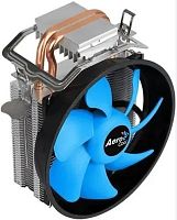 Кулер для процессора Aerocool Verkho 2 Plus Intel 1700/1200/115X/775/AM5/AM4/AM3+/AM3/AM2+/AM2/FM2/FM1, 115W, 120мм, 1000-2000 об/мин, 26.7 дБA, 4pin, 2 теплотрубки, Габариты 140 х 125 х 72 мм, Чёрный
