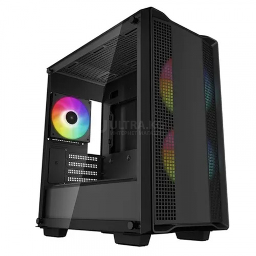 DEEPCOOL MATX CC360 ARGB w/o PSU USB3.0×2 Front + 3×120mm ARGB FANS