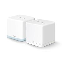Mesh-система Wi-Fi MERCUSYS Halo H32G (2-pack) (AC1200/ 2,4ГГц до 300 Мбит/с/ 5 ГГц до 867 Мбит/с/ до 260 м²/2×WAN/LAN 1 Гбит/с + 2×WAN/LAN300 Мбит/с)