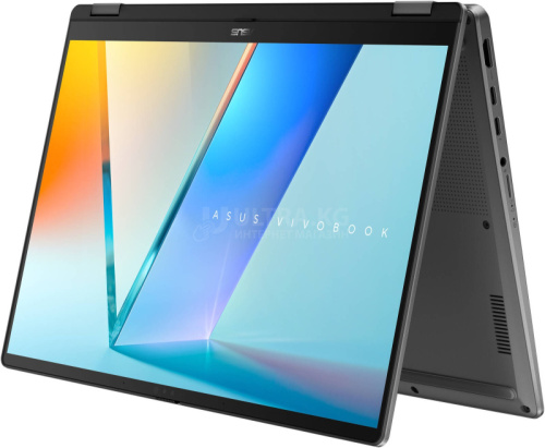 Ультрабук ASUS VIVOBOOK Flip TP3407SA Copilot+ 2-in-1 Intel Ultra 7 256V (up to 4.80GHz), 16GB LPDDR5X, 1TB SSD m2 NVMe, 14" OLED WUXGA Touch 360°, Intel Arc Graphics, Type-C, HDMI, WF, BT, HMDI, WIN11H, клав.с подсв, EN-RU, крышка металл., серый