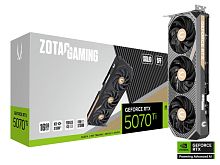 Видеокарта RTX 5070Ti ZOTAC GAMING GeForce RTX 5070 Ti SOLID SFF 16GB GDDR7, Engine clock 2452MHz, Memory clock 28000MHz, 256Bit, 3xDP, HDMI [ZT-B50710D3-10P]