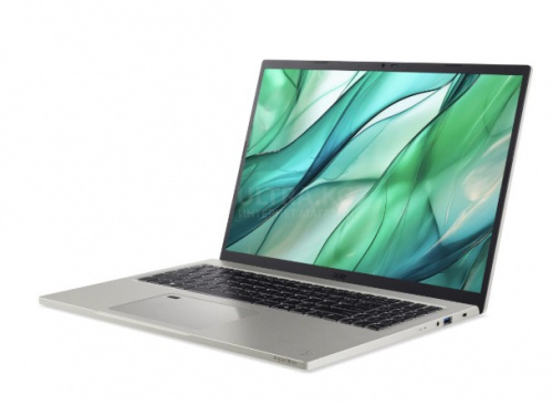 Ультрабук Acer Aspire Vero 16 AV16-51P-7063 Ultra 7 155U(up to 4.80GHz) 16GB DDR5, 512GB SSD, 16" WQXGA IPS, Intel Graphics, WIN11H, чехол, скан. отп. пальцев, клав. с подсв EN-RU, Cobblestone Gray