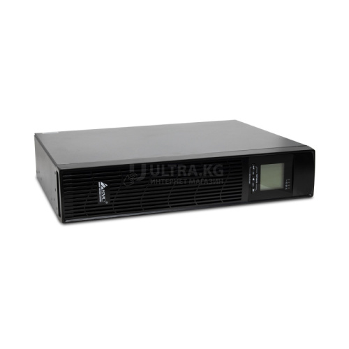 ИБП UPS SVC RTU-3KL-LCD, 3000VA (2400W), Стоечный 19'' 2U, RTU-серия, USB-SMART, Диапазон работы AVR: 165-280В, Бат.: 9Ач*4 шт., Вентилятор: 8cм*1шт., Выходные разъемы: 2 х Schuko + 1 х IEC C13., Чёрный (1 год)