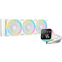 DEEPCOOL LQ360 ULTRA WH ARGB 120*3 FAN, LED DIGITAL DISPLAY, LGA1851/1700/1200/115*/AMD WHITE