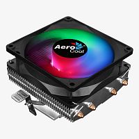 Кулер для процессора Air Frost 4 FRGB 3P Intel 1700/1200/115X/775/AM5/AM4/AM3+/AM3/AM2+/ AM2/FM2/FM1, 125W, 1800 об/мин, 25.7 дБA, 3pin, 4 теплотрубки, Габариты 114 х 92 х 78 мм, Чёрный