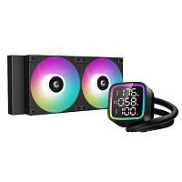 DEEPCOOL LD240 ARGB 120*2 FAN DIG. CPU STATUS LGA20xx/1700/1200/115*/AMD