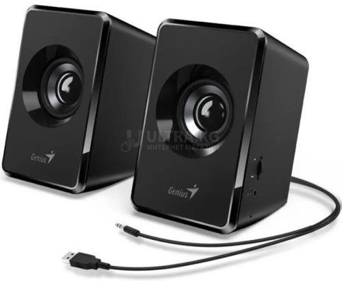 Звуковая система Genius SP-U125 , Grey , 3W , USB питание, 16Hz-20KHz, 1,2 м, 3.5мм