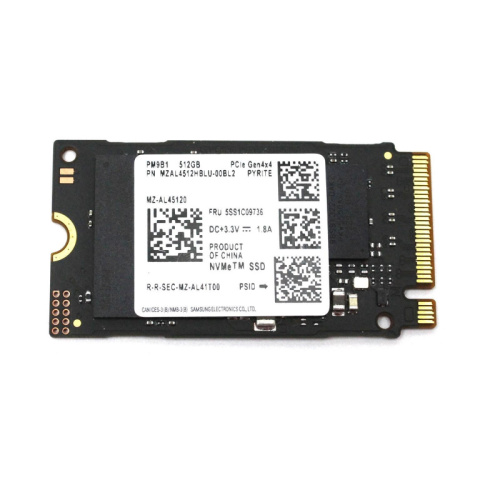 Твердотельный накопитель SSD 512GB Samsung PM9С1 MZ-VL85120 M.2 2280 PCIe 4.0 x4 NVMe 1.3, без упаковки