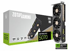 Видеокарта RTX 5070 ZOTAC GAMING GeForce RTX 5070 SOLID OC 12GB GDDR7, Engine clock 2542MHz, Memory clock 28000MHz, 192Bit, 3xDP, HDMI [ZT-B50700J-10P]