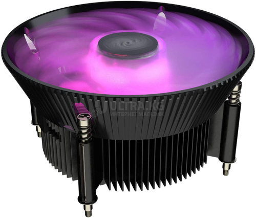Кулер для процессора CoolerMaster I71C LGA1200/1156/1155/1151/1150 RGB 4-pin(PWM), 65w, 120мм 650-1800RPM 29dBA(Max) 120 x 120 x 60 мм Черный [RR-I71C-20PC-B1]