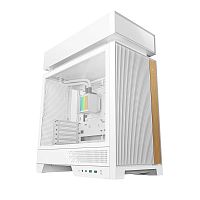 DEEPCOOL ATX CL6600 WH WHITE w/o PSU 2*USB 3.0 + 2xARGB 120mm fan + 360mm Liquid Cooler