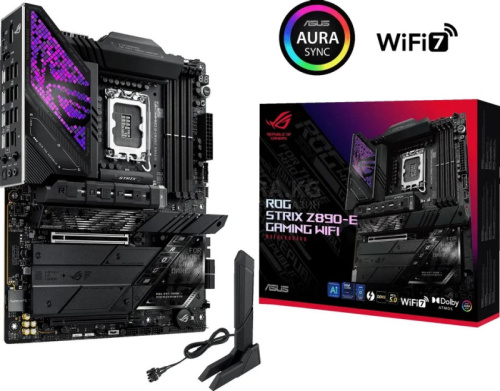 MB LGA1851 ASUS ROG STRIX Z890-A GAMING WIFI,4xDDR5,12xUSB,ATX,5xM.2,4xSATA, 2PCIe16x, HDMI,DP