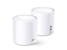 Mesh Wi-Fi система TP-LINK Deco X20(2-PK) AX1800 Dual-Band, 1201Mb/s 5GHz+574Mb/s 2.4GHz, 2xWAN/LAN 1Gb/s, 2 antennas,MU-MIMO, Parental Control