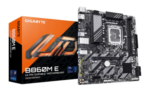 MB LGA1851 GIGABYTE B860M E,2xDDR5,12xUSB,mATX,2xM.2, 4xSATA,PCIe16x, PCIe1x, HDMI,DP MB LGA1851 GIGABYTE B860M E,2xDDR5,12xUSB,mATX,2xM.2, 4xSATA,PCIe16x, PCIe1x, HDMI,DP